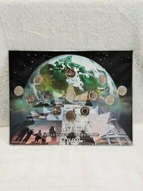 Sealed 2000 Canada Millennium Provincial Quarters Set including Toonie!!